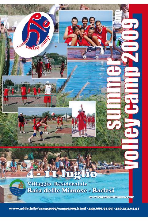 SUMMER CAMP VOLLEY BADESI 2009
