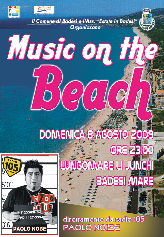 MUSIC ON THE BEACH BADESI MARE 2009